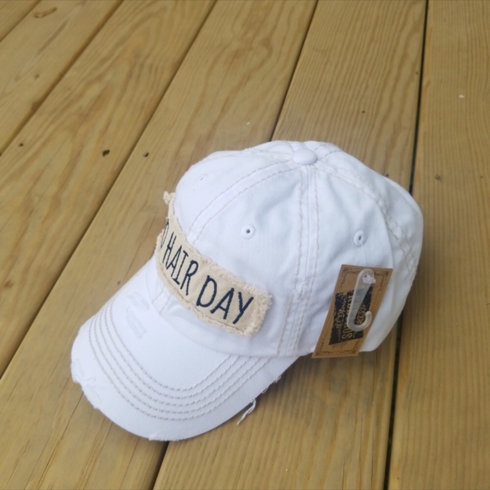 🎄SALE🎄 BAD HAIR DAY white baseball hat - Picture 7 of 7